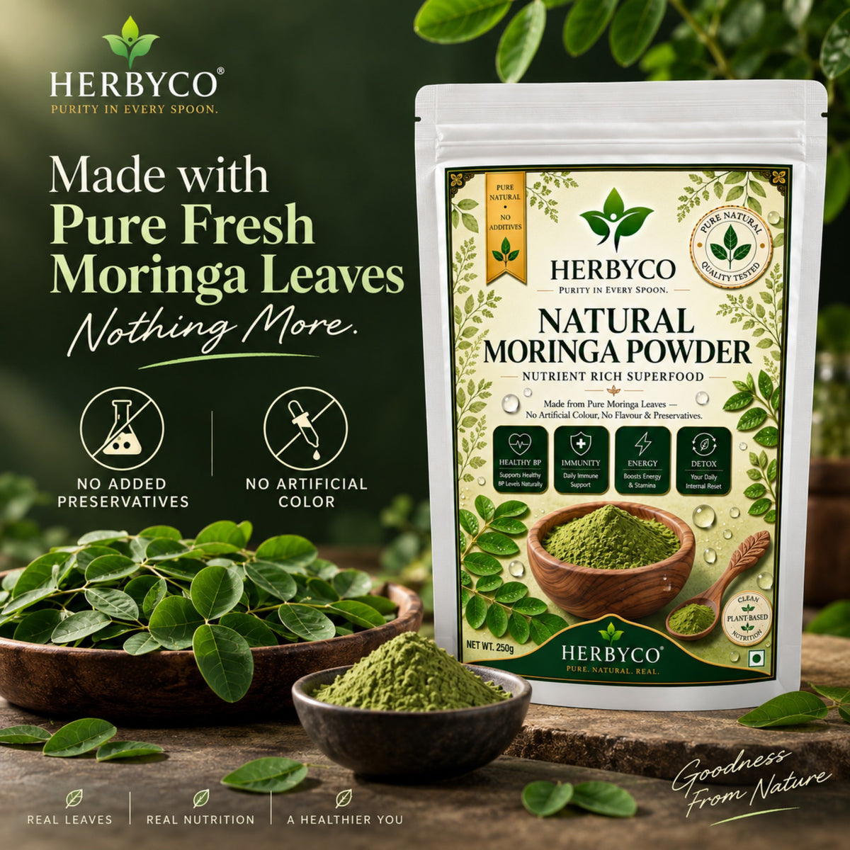 Pure Moringa Powder