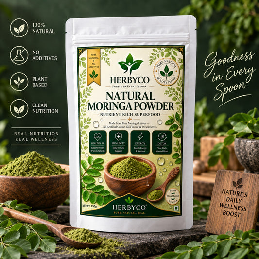 Pure Moringa Leaf Powder (Oleifera Leaf) -500g